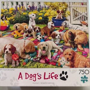 750-Piece Puzzle: A Dog’s Life
